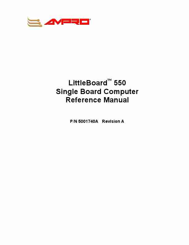 Ampro Corporation Personal Computer Littleboard 550-page_pdf